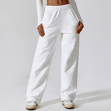 WIDE STRAIGHT LEG SWEATPANTS