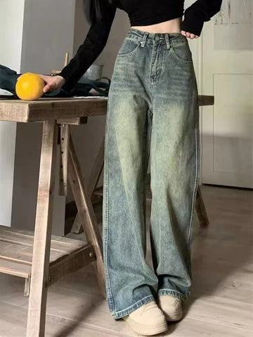 VINTAGE WASHED BAGGY Y2K JEANS