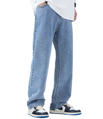 RELAXED WIDE LEGGED STRAIGHT JEANS