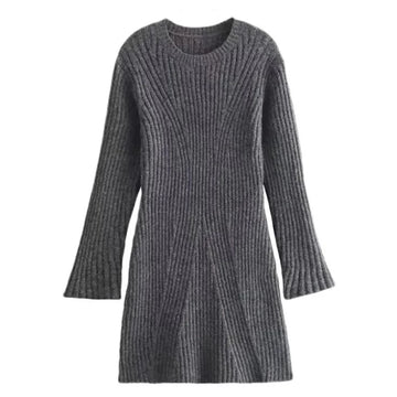 THE RIBBED MINI DRESS