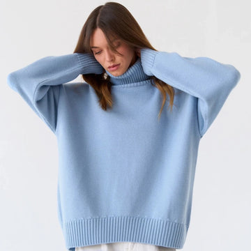 COZY KNIT TURTLENECK SWEATER
