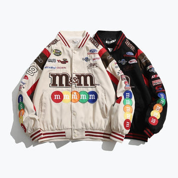 M&M RETRO BOMBER VARSITY JACKET™