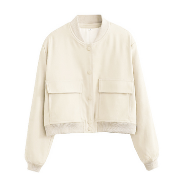 VINTAGE CROPPED BOMBER JACKET